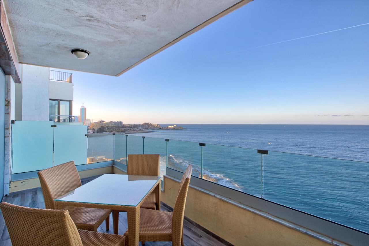 Seafront Sliema Apartment With Balcony & Sea Views By Jl Kültér fotó